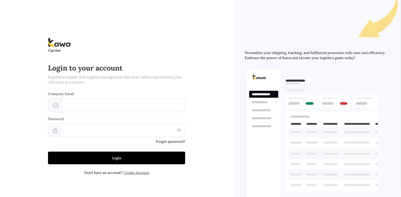 Kawa Partner Portal — screenshot 1