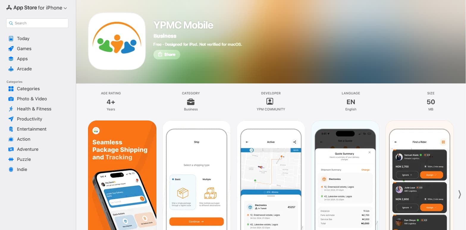 YPMC Mobile — screenshot 1