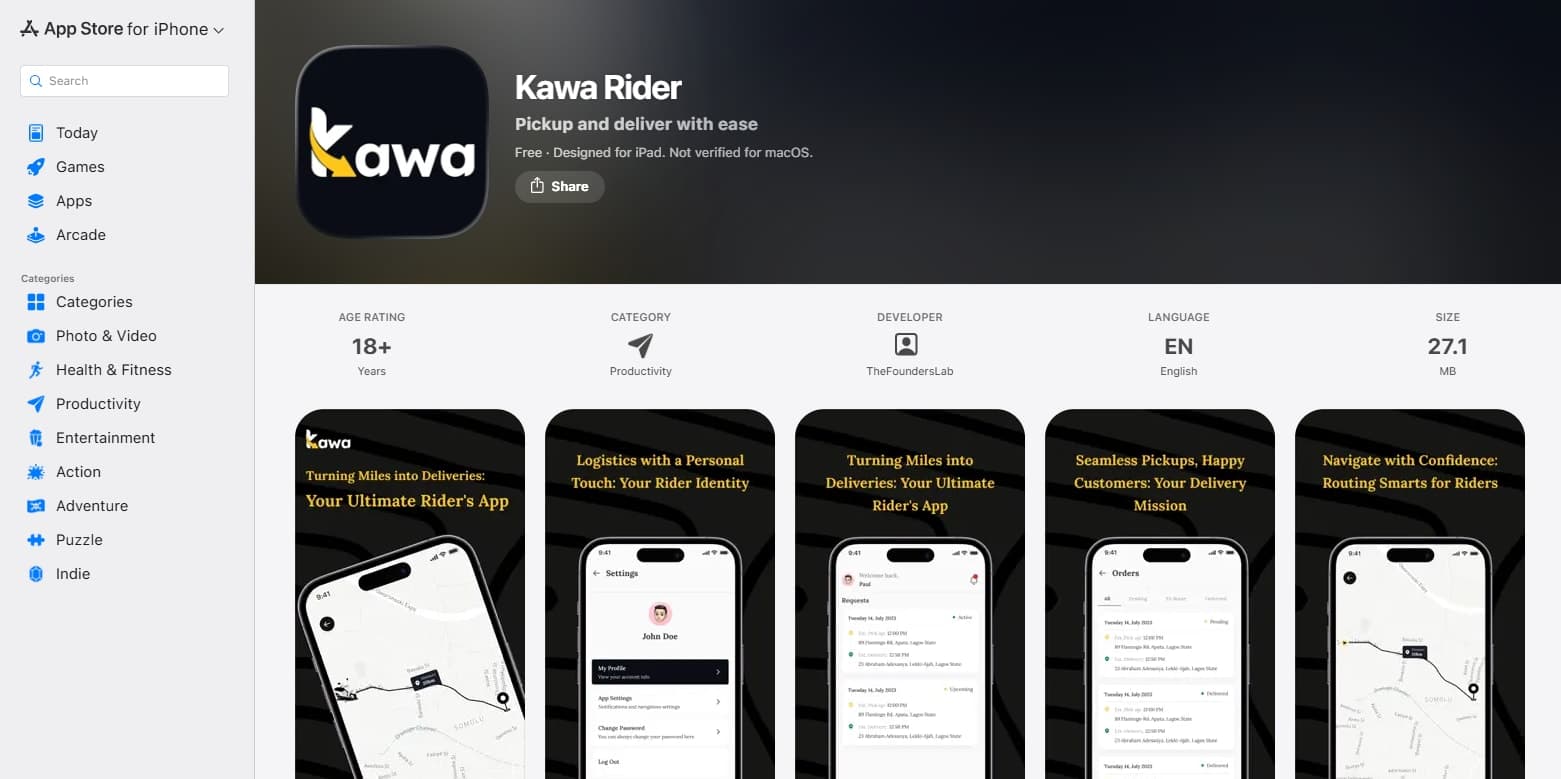 KAWA Rider — screenshot 1